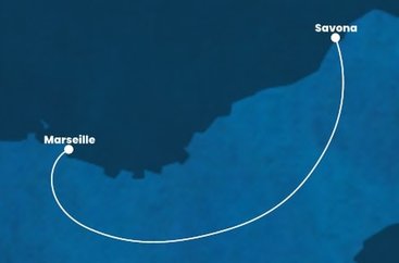 Francúzsko, Taliansko z Marseille na lodi Costa Pacifica