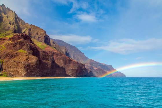 Proplutí kolem pobřeží Napali (Kauai, Havaj)