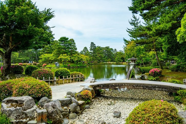 Kanazawa – Záhrada Kenrokuen.