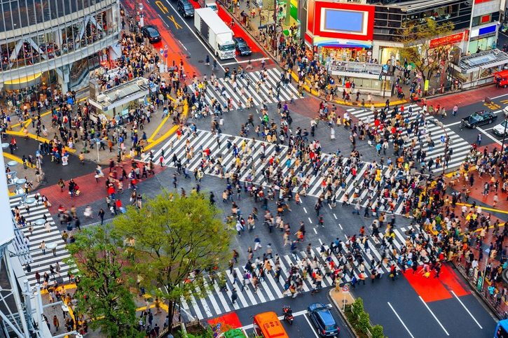 Tokio - Shibuya Crossing