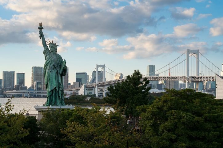 Tokio - Odaiba a Rainbow Bridge