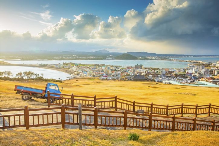 Čedžu - Výhľad na ostrov