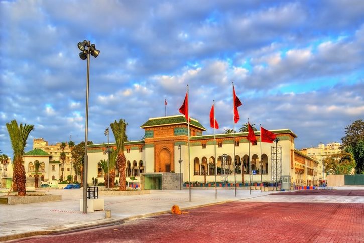 Casablanca - Justičný palác na námestí Mohammeda V.