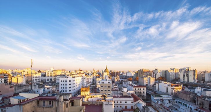 Ráno nad Buenos Aires