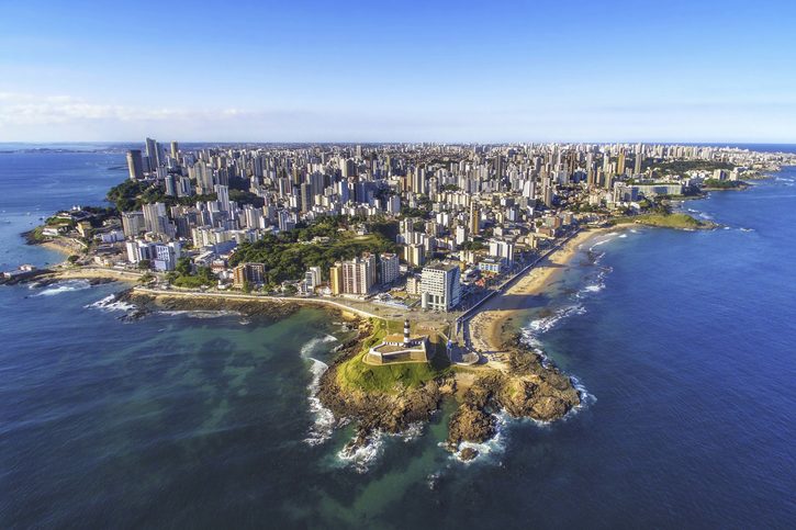 Salvador - Salvador  panoráma města, Bahia, Brazílie.-436687270 - kopie