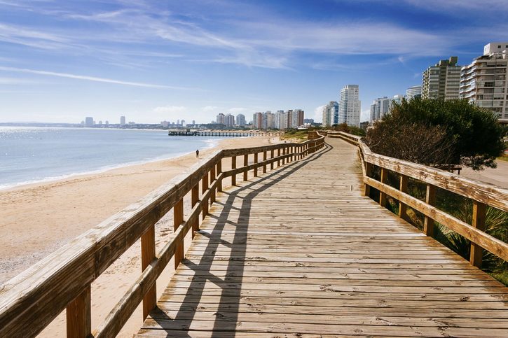 Pláž Punta del Este, Uruguay