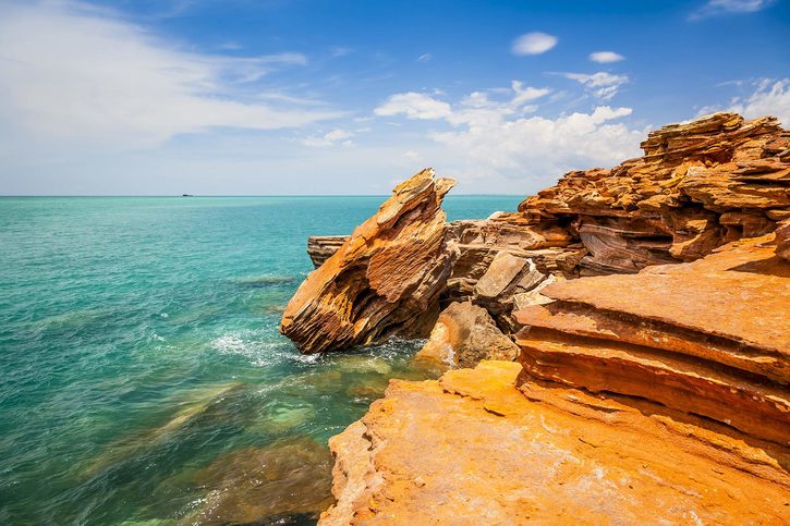 Pobřeží Broome v Australii