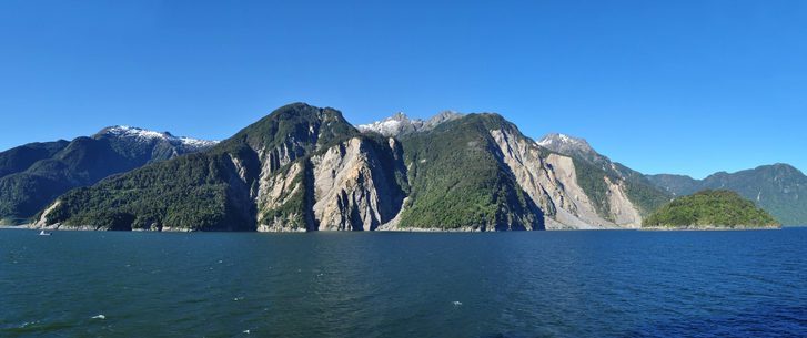 Chilské fjordy s horami, Chile
