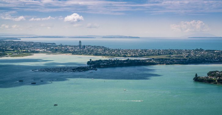 Pohled na město Auckland