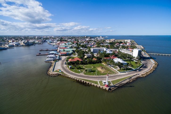 Belize City - Panoráma mesta
