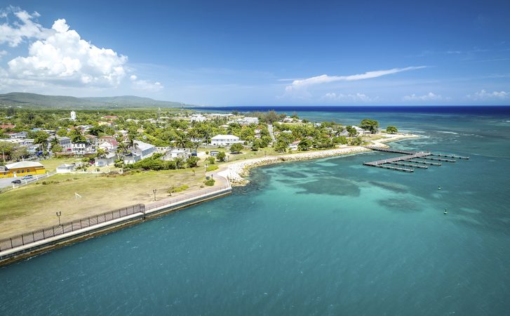 Falmouth přístav na ostrově Jamajka, v Karibiku