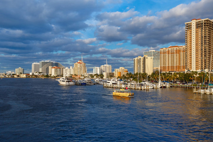 Pohled na město Fort Lauderdale