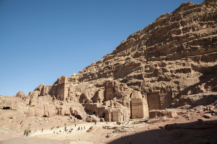 Skalní město Petra v Aqabě