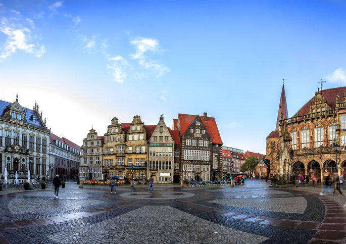 Brémy - Bremen centrum