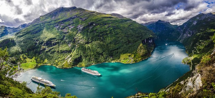 Geiranger - Geiranger panorama