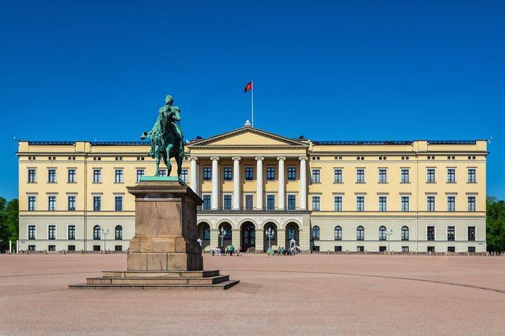 Kráľovský palác v Osle (Det kongelige slott) 