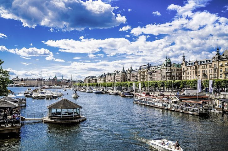 Stockholm - Nábrežie Stromkajen