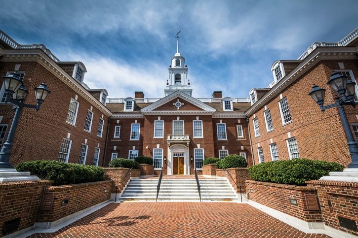 Dover -  Budova Delaware State Capitol 