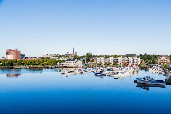 Rybářské lodě v přístavu Charlottetown, Ostrov prince Edwarda