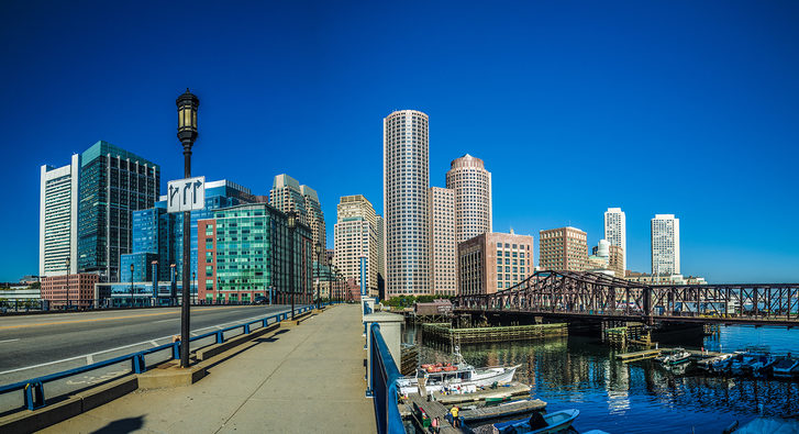 Panorama města Boston