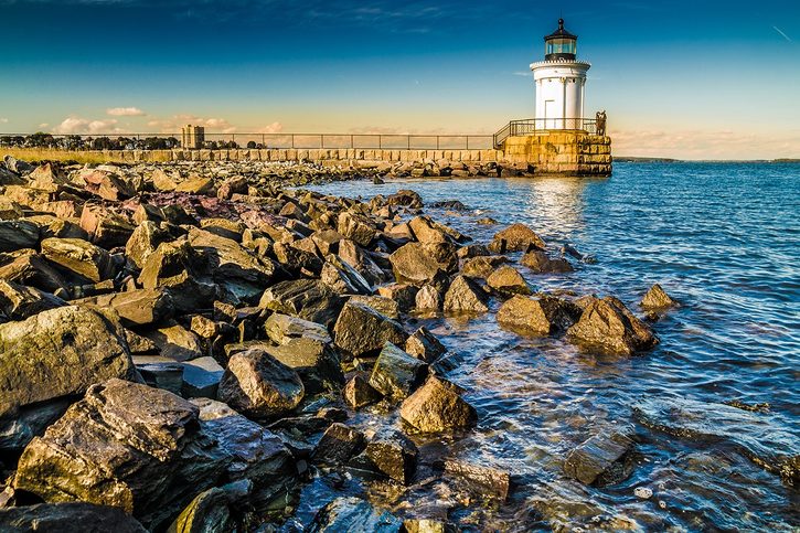 Maják v Portlande (Maine), USA