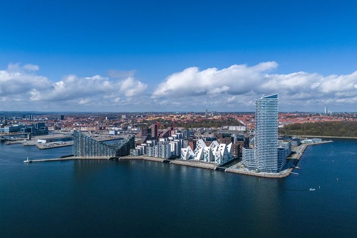 Aarhus - Letecký pohľad