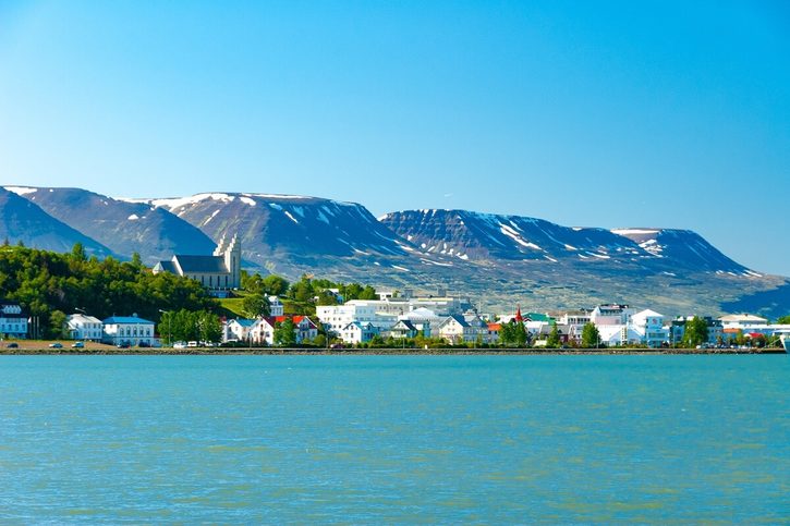 Akureyri – Pohľad na mesto