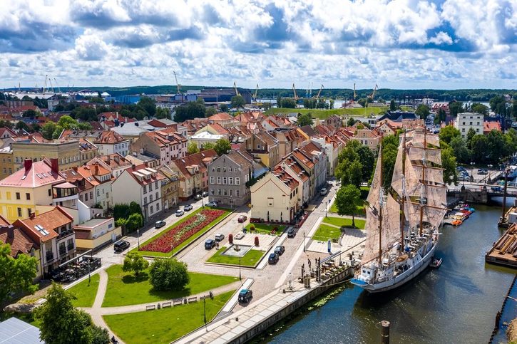 Klaipeda - Historická plachetnica Meridianas