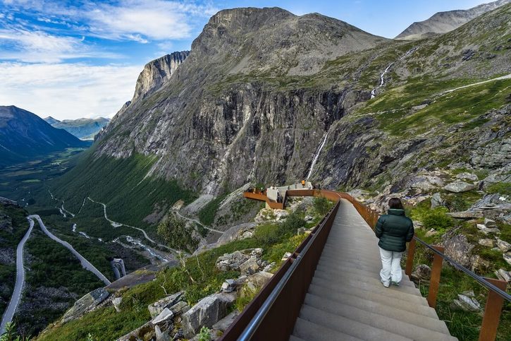 Åndalsnes - Horská cesta Trollstigen