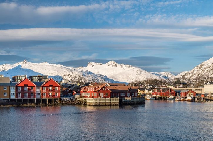 Svolvaer - Panoráma mesta