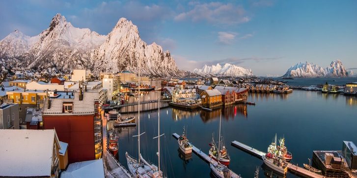 Svolvaer - Prístav mesta 