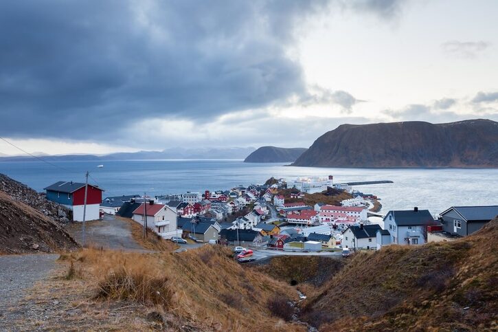 Honningsvåg - Pohľad na mesto