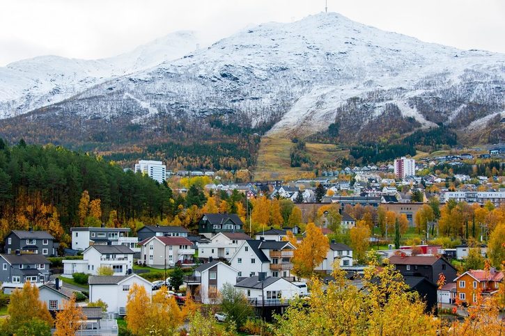 Pohľad na mesto Narvik