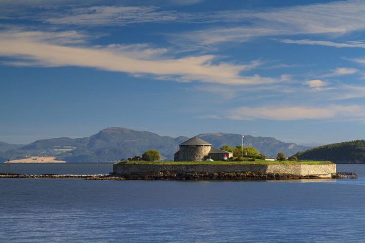 Trondheim - Kláštor Munkholmen 