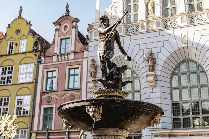 Gdaňsk – Neptúnova fontána