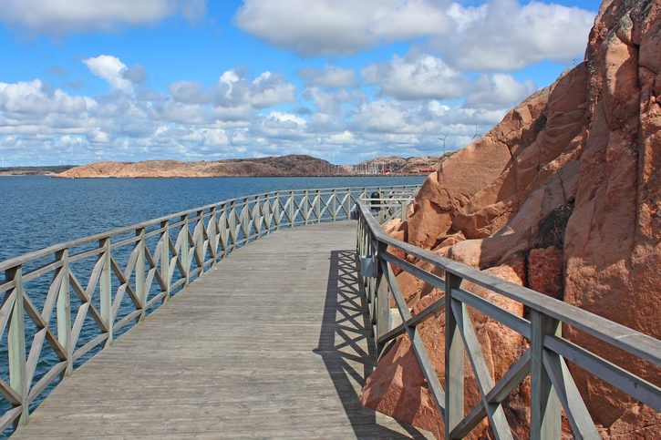Lysekil - Beach walk bridge 
