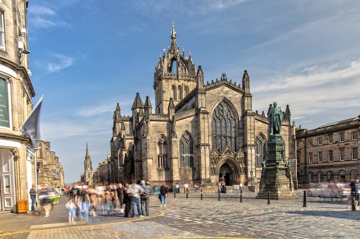 Edinburgh - Katedrála svätého Gilesa