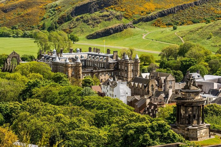 Edinburgh - Palác Holyroodhouse