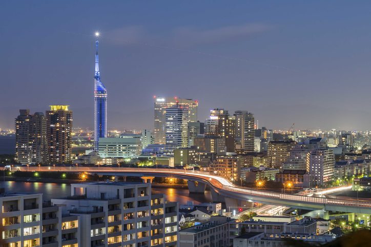 Fukuoka Tower – Vystoupejte na 234 metrů vysokou věž a kochejte se 360 stupňovými výhledy na město Fukuoka, Japonsko 