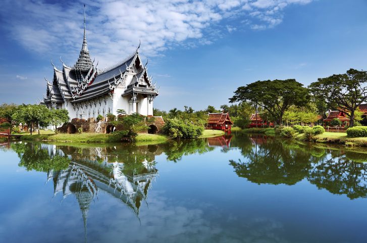 Sanphet Prasat Palace, Starobylé město, Bangkok, Thajsko