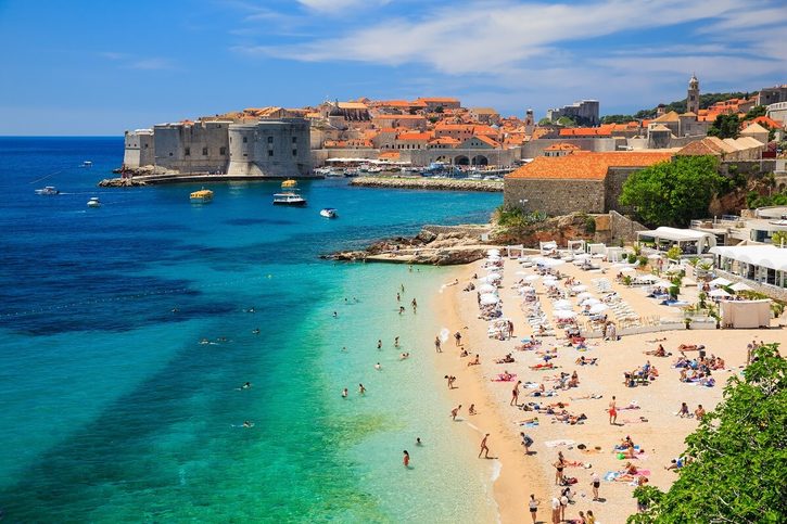 Dubrovník - Pláž Banje 