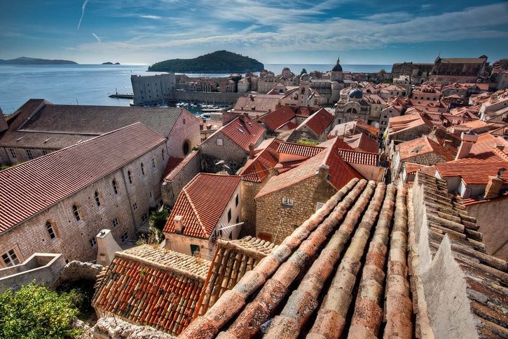 Dubrovník - Pohled na staré město Dubrovník