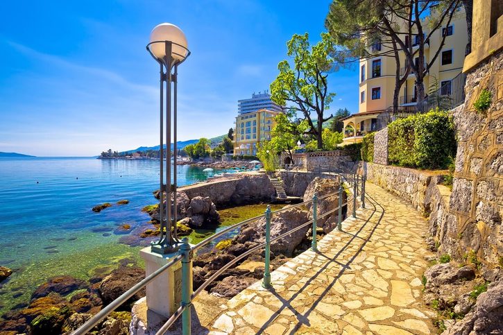 Opatija - Pobrežná promenáda Lungomare