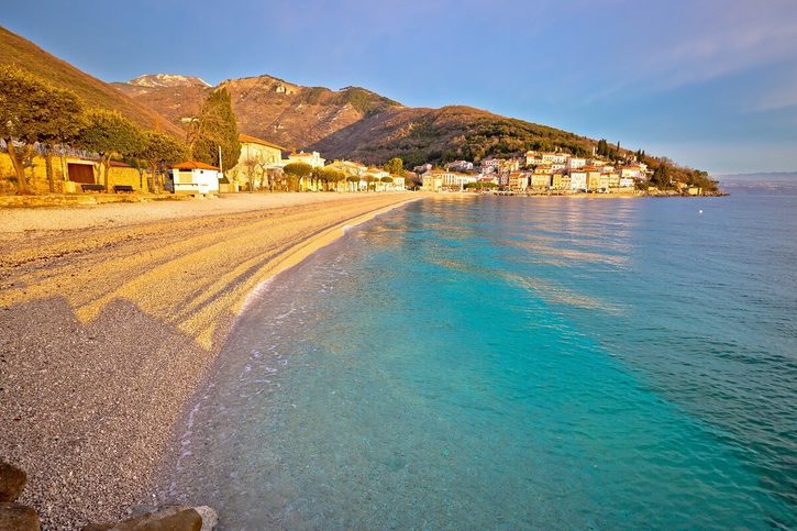 Opatija - Kamienková pláž v obci Mošćenička Draga