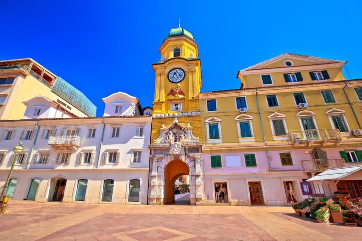 Rijeka - Hodinová veža na Korze