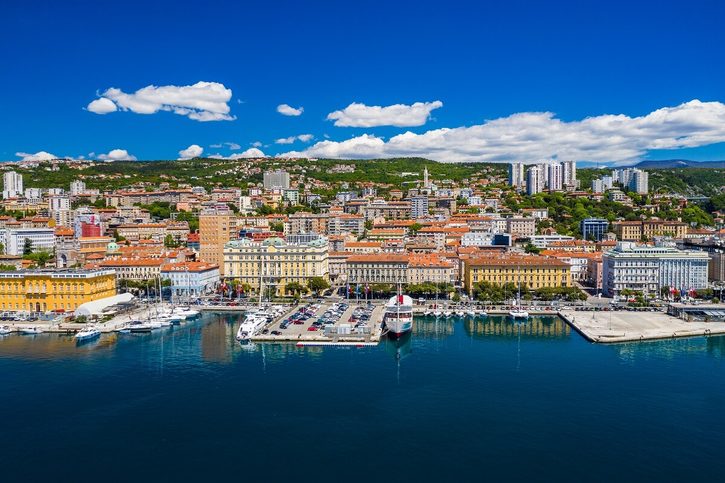Rijeka - Centrum mesta a prístav v Rijece