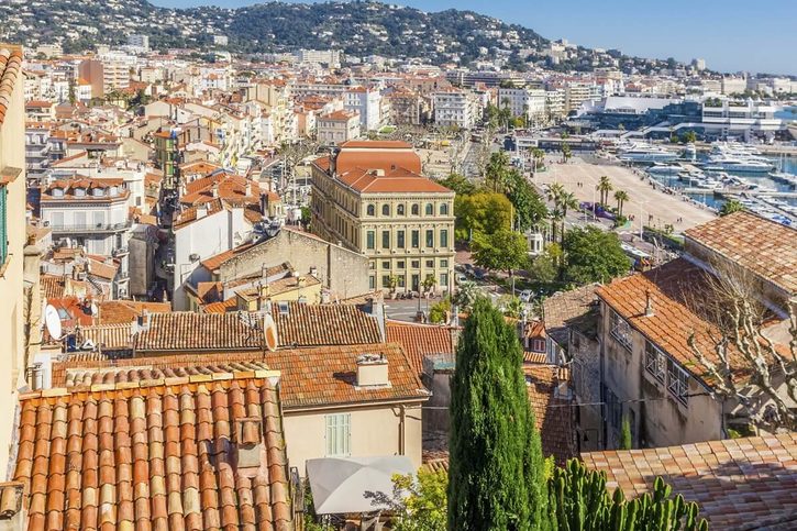 Cannes - Panoramatický výhľad 