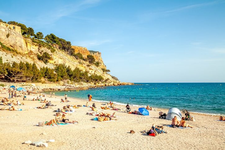 Cassis - Plage de la Grande Mer