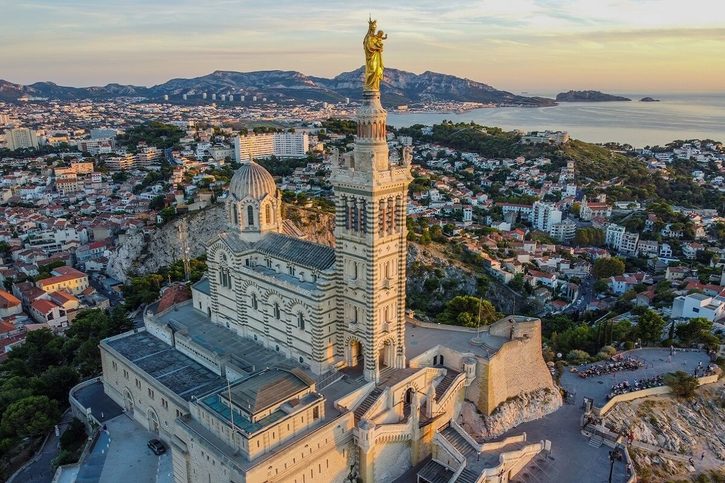 Marseille - Bazilika Notre-Dame de la Garde 