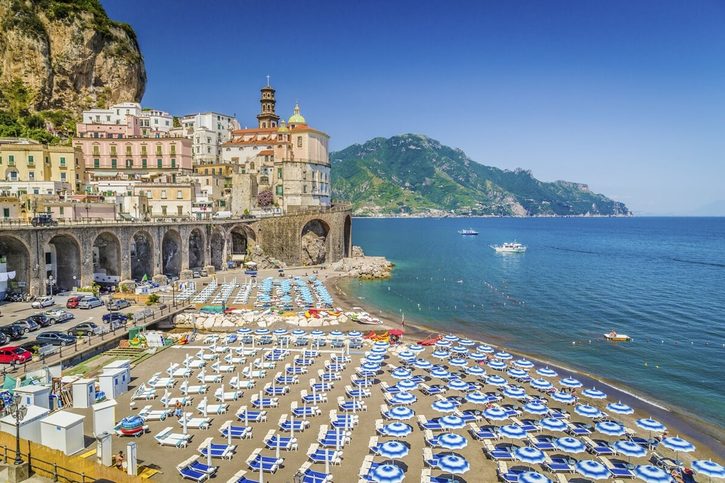 Amalfi - Piesočná pláž